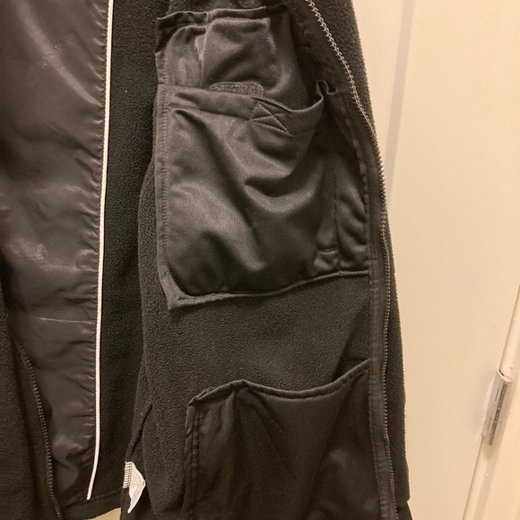 WIND RIVER Sz L Fleece and Fabric Warm Jacket Utility Coat - Picture 5 of 10
